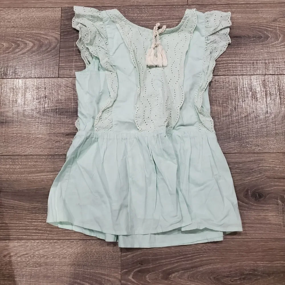 Girls GAP/OshKosh Dresses Girls Size 12 Blue Dress & Mint Short Top Dress 2 Pcs